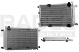 228-2904-01 CONDENSADOR SZ GRAND VITARA 00-02 V6 2.5L 19 2/3X12 1/2X16MM ALUM SOLD POLAR