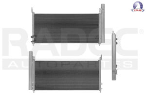 228-3019-00 CONDENSADOR DE AIRE TY PRIUS 10-15 L4 1.8 LTS AUT/STD C/SECADOR 25 2/5X11 1/3X20MM ALUM SOLD POLAR