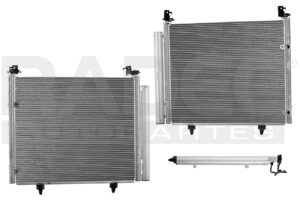 228-3025-02 CONDENSADOR TY AVANZA 12-15 L4 1.6L C/SECADOR 18 2/5X14 7/8X16MM ALUM SOLD POLAR