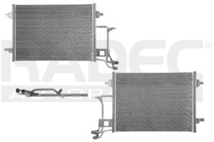 228-3114-03 CONDENSADOR VW PASSAT 98-01 L4 1.8/V6 2.8L 23 1/3X16X16MM ALUM SOLD POLAR