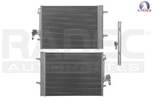 228-3212-00 CONDENSADOR DE AIRE VL XC60 10-15 L6 3.2 LTS AUT/STD S/SECADOR 23 5/6X18 3/7X16MM ALUM SOLD POLAR