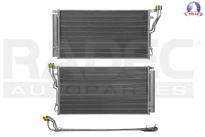 228-3403-01 CONDENSADOR HY SONATA 11-14/OPTIMA 11-13 L4 2.3 LTS AUT/STD C/SECADOR 27 5/9X14 3/5X12MM ALUM SOLD POLAR