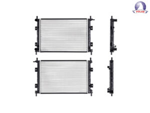230-1205-00 RADIADOR FD CURRIER FIESTA IKON 00-04 L4 1.4, 1.6 LTS C/AA STD 19 2/3X14 1/7X23MM ALUM MEC POLAR