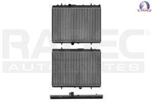 230-2407-00 RADIADOR PG PARTNER 08-16 L4 1.4, 1.6, 1.8, 2.0 LTS STD C/S AA 15X22 1/7X23MM ALUM MEC POLAR