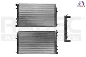 230-2704-00 RADIADOR ST IBIZA/CORDOBA 02-07 L4 1.4, 1.6, 2.0 LTS STD C/AA 25X15 2/7X26MM ALUM MEC POLAR