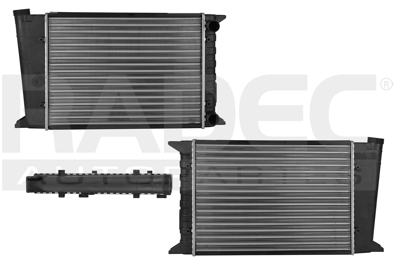 2308134 Radiator 230-3104-00 RADIADOR VW CARIBE/ATLANTIC 80-84 L4 1.6 STD C/S AA 17X12 2 ...
