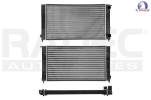 230-3112-05 RADIADOR VW JETTA/GOLF 83-92 L4 1.6, 1.8, 2.0 LTS STD S/AA 20 2/3X12 4/5X34MM ALUM MEC POLAR