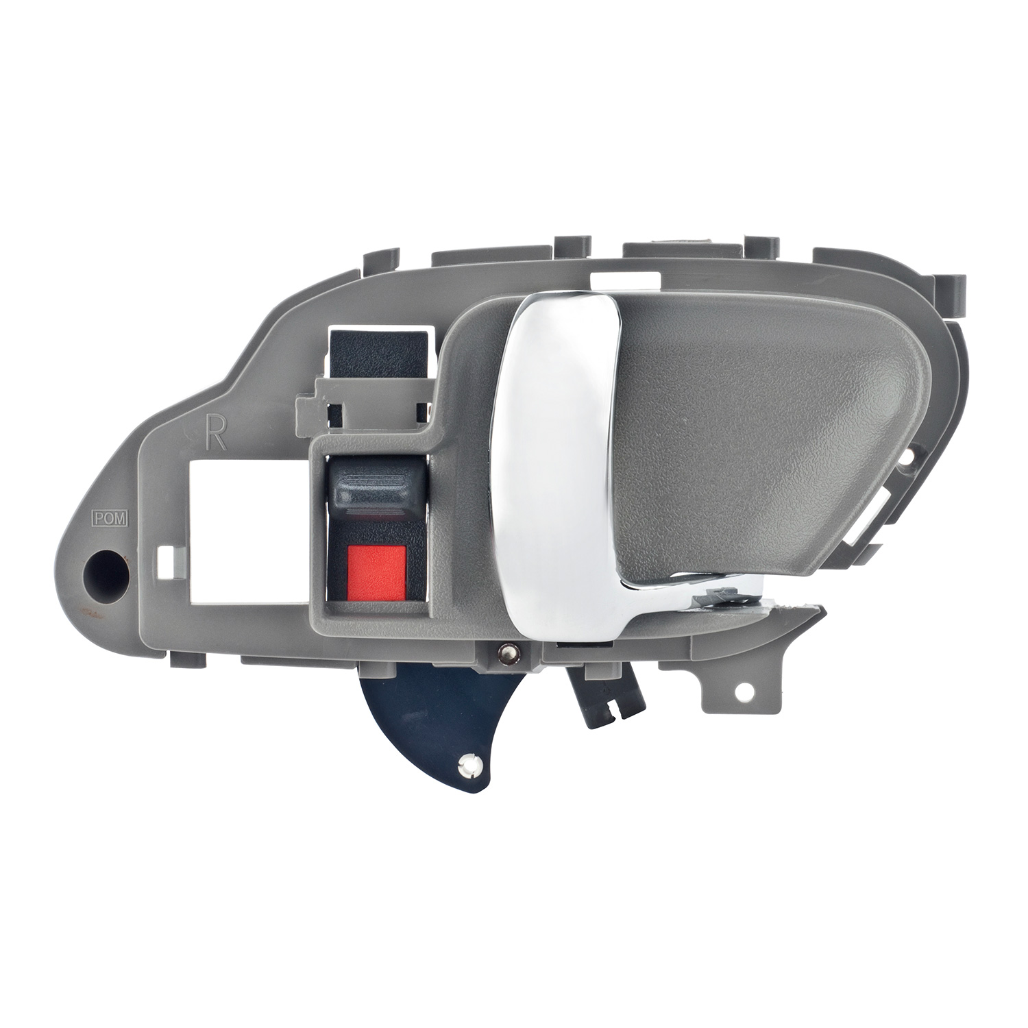 24026 MANIJA INTERIOR CV CHEYENNE/CUSTOM 95-98/SUBURBAN 95-99/SILVERADO 95-98/TAHOE 95-99 GM SIERRA/YUKON 95-98 CD ESCALADE ESV 95-00 CV PICK UP 95-98 GRIS/CROMO ZINC CON PLASTICO HUSHAN DELANTERA/TRASERA DERECHA