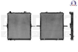 269-1505-01 RADIADOR IZ ELF 400/450 03-13 L4 5.1 LTS AUT 24 2/5X23 1/7X36MM ALUM PLASTICO POLAR