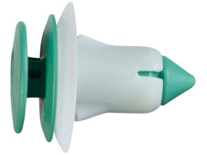 305-0919-02 GRAPA DE TAPICERIA DG VANS 01 HOYO:9.5MM/LARGO:17MM/3CABEZAS GIRA BLANCO/VERDE