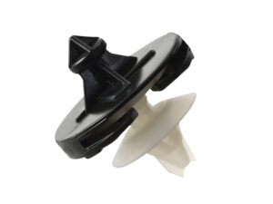 305-3199-14 GRAPA DE TAPICERIA VW VARIOS HOYO:8MM/LARGO:11MM/DIAMETRO CABEZA:28MM NEGRO/BLANCO