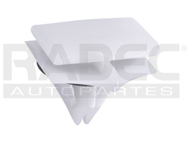 307-0614-02 GRAPA PARA MOLDURA CV CHEVY C2 Hoyo: 8mm / Largo: 14mm / Cab. 9 X 11mm BCO