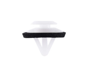 307-0699-11 GRAPA PARA MOLDURA FASCIA CV 2 CAB LONGITUD 10MM HOYO 8MM BLANCO 25 PIEZAS