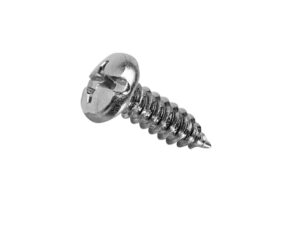 310-9998-07 PIJA CABEZA FIJADORA PORTA PLACA UNIV 1/4 X 3/4 CROM 50PZ