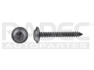 310-9999-69  PIJA CABEZA PLANA CON RONDANA FIJA 6 X 1 Negra USA