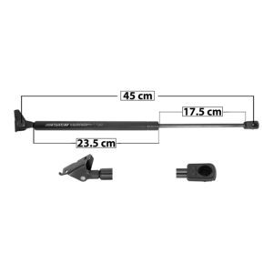 33393 AMORTIGUADOR 5TA PUERTA DG ATOS 05-08 45 CM 23.5 CM 17.5 CM ENTRADA TIPO 6 ENTRADA 2 TIPO 9 83.18 96.67 8120 IZQUIERDO