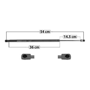 33412 AMORTIGUADOR VIDRIO TRASERO HD CR-V 97-01 54 CM 36 CM 14.5 CM ENTRADA TIPO 9 ENTRADA 2 TIPO 9 34.85 38.33 6985