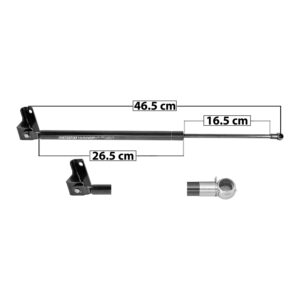 33425 AMORTIGUADOR VIDRIO TRASERO NS PATHFINDER 87-95 46.5 CM 26.5 CM 16.5 CM ENTRADA TIPO 19 ENTRADA 2 TIPO 5 26.98 40.47 7913 DERECHO
