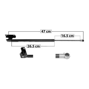 33426 AMORTIGUADOR VIDRIO TRASERO NS PATHFINDER 87-95 46.5 CM 26.5 CM 16 CM ENTRADA TIPO 19 ENTRADA 2 TIPO 5 26.98 40.47 7917 IZQUIERDO