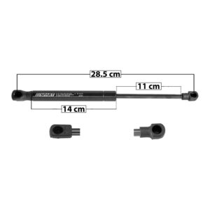 33436 AMORTIGUADOR CAJUELA ST CORDOBA 03-08 VW DERBY 95-04 28.5 CM 14 CM 11 CM ENTRADA TIPO 9 ENTRADA 2 TIPO 1 128.14 141.63 9075