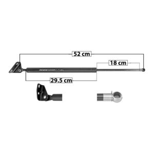 33438 AMORTIGUADOR 5TA PUERTA TY 4 RUNNER 05-06 52 CM 29.5 CM 18 CM ENTRADA TIPO 17 ENTRADA 2 TIPO 5 195.58 209.7 7211 DERECHO/IZQUIERDO