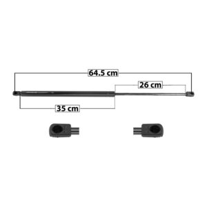 33441 AMORTIGUADOR 5TA PUERTA TY SIENNA 04-05 64.5 CM 35 CM 26 CM ENTRADA TIPO 9 ENTRADA 2 TIPO 9 128.14 141.63 5654