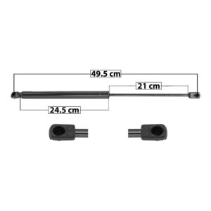 33502 AMORTIGUADOR 5TA PUERTA DG JOURNEY 09-16 49.5 CM 24.5 CM 21 CM ENTRADA TIPO 9 ENTRADA 2 TIPO 9 116.9 130.39 7664
