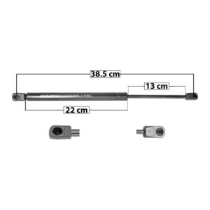 33514 AMORTIGUADOR VIDRIO TRASERO JP GRAND CHEROKEE 05-10 38.5 CM 22 CM 13 CM ENTRADA TIPO 9 ENTRADA 2 TIPO 18 38.22 51.71 8522