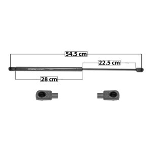 33516 AMORTIGUADOR 5TA PUERTA MZ 3 04-09 54.5 CM 28 CM 22.5 CM ENTRADA TIPO 9 ENTRADA 2 TIPO 9 80.93 94.42 7014