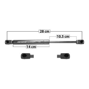 33524 AMORTIGUADOR CAJUELA VW POLO SEDAN 03-07 28 CM 14 CM 10.5 CM ENTRADA TIPO 9 ENTRADA 2 TIPO 9 128.14 141.63 9107