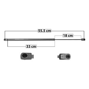 35100 AMORTIGUADOR COFRE BK CENTURY 97-00 55.5 CM 33 CM 18 CM ENTRADA TIPO 9 ENTRADA 2 TIPO 18 92.17 105.66 6761 DERECHO/IZQUIERDO
