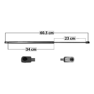35113 AMORTIGUADOR 5TA PUERTA FD TAURUS 96-99 60.5 CM 34 CM 23 CM ENTRADA TIPO 9 ENTRADA 2 TIPO 18 116.9 130.39 6045 DERECHO/IZQUIERDO