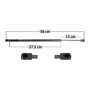 36717 AMORTIGUADOR 5TA PUERTA DG DURANGO 04-07 56 CM 37.5 CM 15 CM ENTRADA TIPO 9 ENTRADA 2 TIPO 9 173.1 186.59 6683