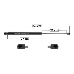 49043 AMORTIGUADOR 5TA PUERTA HD PILOT 09-14 53 CM 27 CM 22 CM ENTRADA TIPO 9 ENTRADA 2 TIPO 9 37.15 40.18 7058
