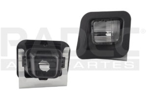 500-0916-09 CUBIERTA LUZ DE PLACA DG RAM 02-18 NEGRA TRASERA IZQ HU