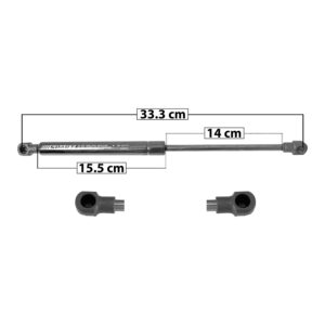 50737 AMORTIGUADOR COFRE BW SERIE 5 525I 97-03/M5 00-03 33.3 CM 15.5 CM 14 CM ENTRADA TIPO 1 ENTRADA 2 TIPO 1 146.13 159.61 SP-8777 DERECHO/IZQUIERDO