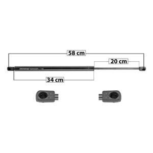 50741 AMORTIGUADOR 5TA PUERTA CV SUBURBAN GM YUKON 07-14 CD ESCALADE ESV 07-11 58 CM 34 CM 20 CM ENTRADA TIPO 9 ENTRADA 2 TIPO 9 237.19 250.67 6391