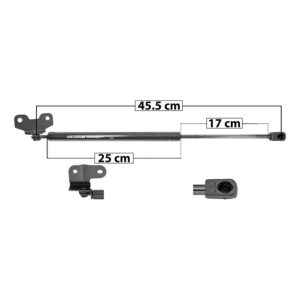 50817 AMORTIGUADOR COFRE HD ACCORD 08-12 45.5 CM 25 CM 17 CM ENTRADA TIPO 11 ENTRADA 2 TIPO 9 62.95 73.44 SP-8026 DERECHO/IZQUIERDO