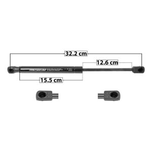 50820 AMORTIGUADOR COFRE LR FREELANDER/LR2 06-14 32.2 CM 15.5 CM 12.6 CM ENTRADA TIPO 9 ENTRADA 2 TIPO 9 85.43 98.92 SP-8824 DERECHO/IZQUIERDO