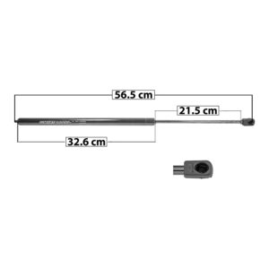 50821 AMORTIGUADOR COFRE MC CLASE-C 01-07/200 01-04/230 02-05 56.5 CM 32.6 CM 21.5 CM ENTRADA TIPO ORIGINAL ENTRADA 2 TIPO 9 56.2 69.69 SP-7030 DERECHO