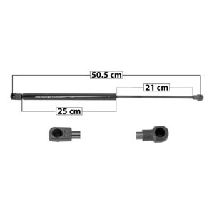 50833 AMORTIGUADOR 5TA PUERTA KI RIO 18-19 50.5 CM 25 CM 21 CM ENTRADA TIPO 1 ENTRADA 2 TIPO 9 80.93 94.42 7426 DERECHO/IZQUIERDO