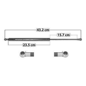 50844 AMORTIGUADOR 5TA PUERTA HD FIT 09-14 43.2 CM 23.5 CM 15.5 CM ENTRADA TIPO 5 ENTRADA 2 TIPO 5 113.53 127.07 8244 DERECHO/IZQUIERDO