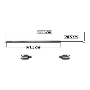 50850 AMORTIGUADOR CAJUELA NS URVAN TOLDO ALTO 81-93 90.5 CM 61.5 CM 24.5 CM ENTRADA TIPO 24 184.34 197.83 SP-5031 DERECHO/IZQUIERDO