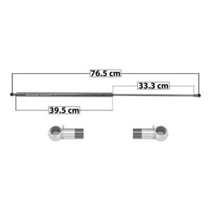 50855 AMORTIGUADOR CAJUELA NS TSURU II GUAYIN 88-91 76.5 CM 39.5 CM 33 CM ENTRADA TIPO 5 ENTRADA 2 TIPO 5 46.09 59.57 SP-5201 DERECHO/IZQUIERDO