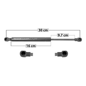 50864 AMORTIGUADOR CAJUELA BW Z4 03-08 30 CM 16 CM 9.1 CM ENTRADA TIPO 1 ENTRADA 2 TIPO 1 49.45 62.95 SP-9009 DERECHO/IZQUIERDO