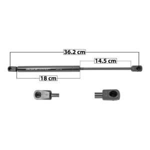 50890 AMORTIGUADOR COFRE FD F-150/LOBO 09-14 36 CM 18 CM 14.5 CM ENTRADA TIPO 18 ENTRADA 2 TIPO 9 92.17 105.66 SP-8679 DERECHO/IZQUIERDO
