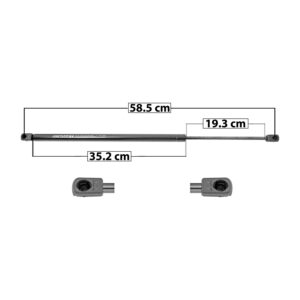 50910 AMORTIGUADOR 5TA PUERTA SN VUE 08-10 58.5 CM 35.2 CM 19.3 CM ENTRADA TIPO 9 ENTRADA 2 TIPO 9 6366 DERECHO/IZQUIERDO
