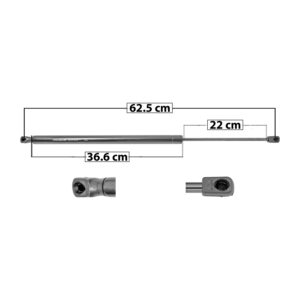 50913 AMORTIGUADOR 5TA PUERTA VW TIGUAN 17-20 ST TARRACO 18-20 62.5 CM 36.6 CM 22 CM ENTRADA TIPO 9 ENTRADA 2 TIPO 9 5815 DERECHO/IZQUIERDO
