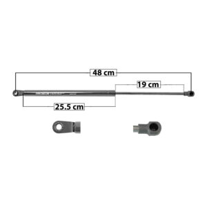 50923 AMORTIGUADOR 5TA PUERTA SZ GRAND VITARA 06-07 48 CM 25.5 CM 19 CM 31 ENTRADA 2 TIPO 9 7772 DERECHO/IZQUIERDO