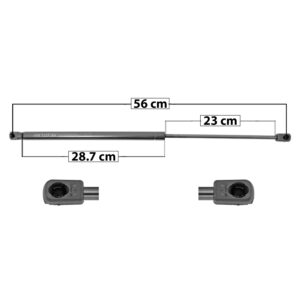 50947 AMORTIGUADOR 5TA PUERTA AD A3/QUATTRO 13-16 56 CM 28.7 CM 23 CM ENTRADA TIPO 9 ENTRADA 2 TIPO 9 94.42 107.91 SP-6778 DERECHO/IZQUIERDO